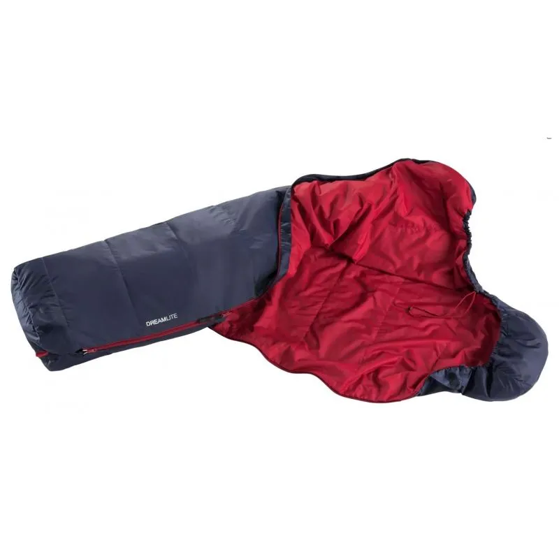 SACO DE DORMIR DREAMLITE  CREMALLERA IZQUIERDA (AZUL MARINOARáNDANO)