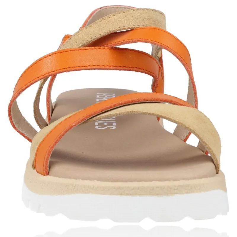 Sandalias Casual Deportivas de Piel para Mujer de Pepe Menargues 10585