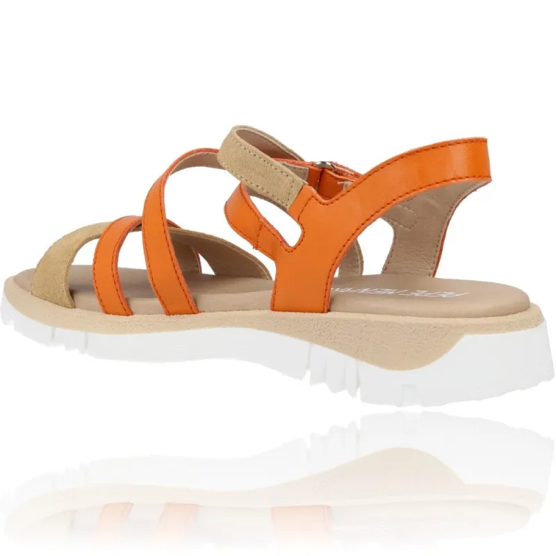 Sandalias Casual Deportivas de Piel para Mujer de Pepe Menargues 10585