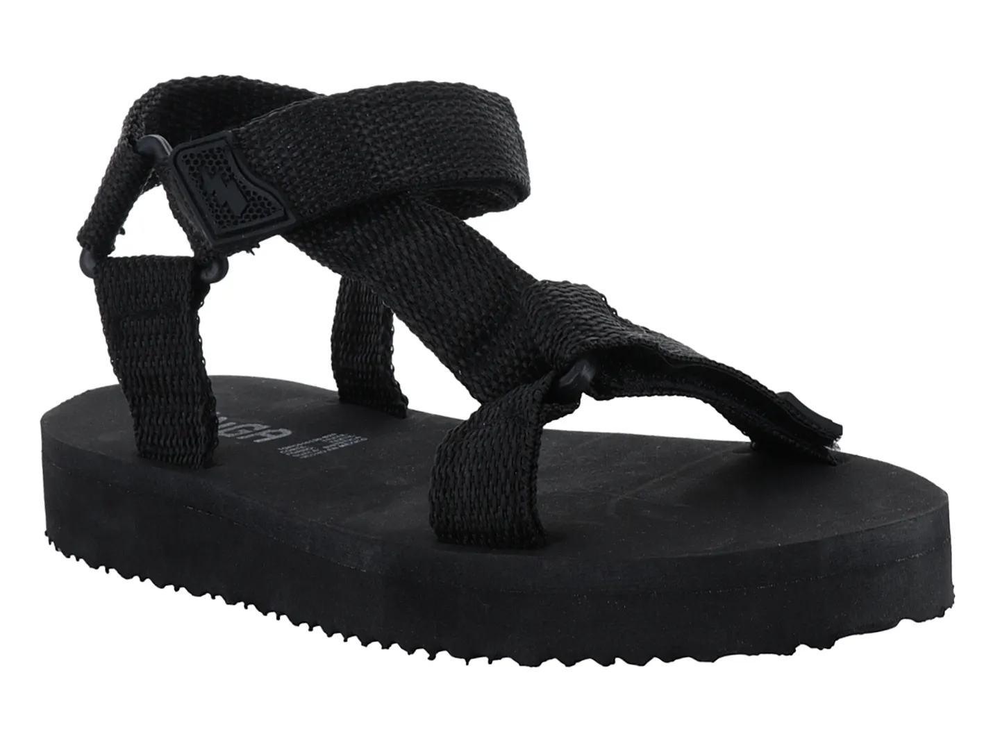Sandalias Gladiator Unga Negro Para Mujer