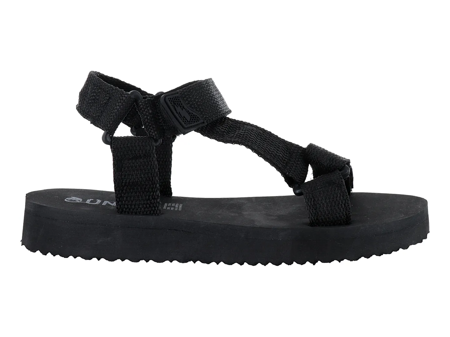 Sandalias Gladiator Unga Negro Para Mujer
