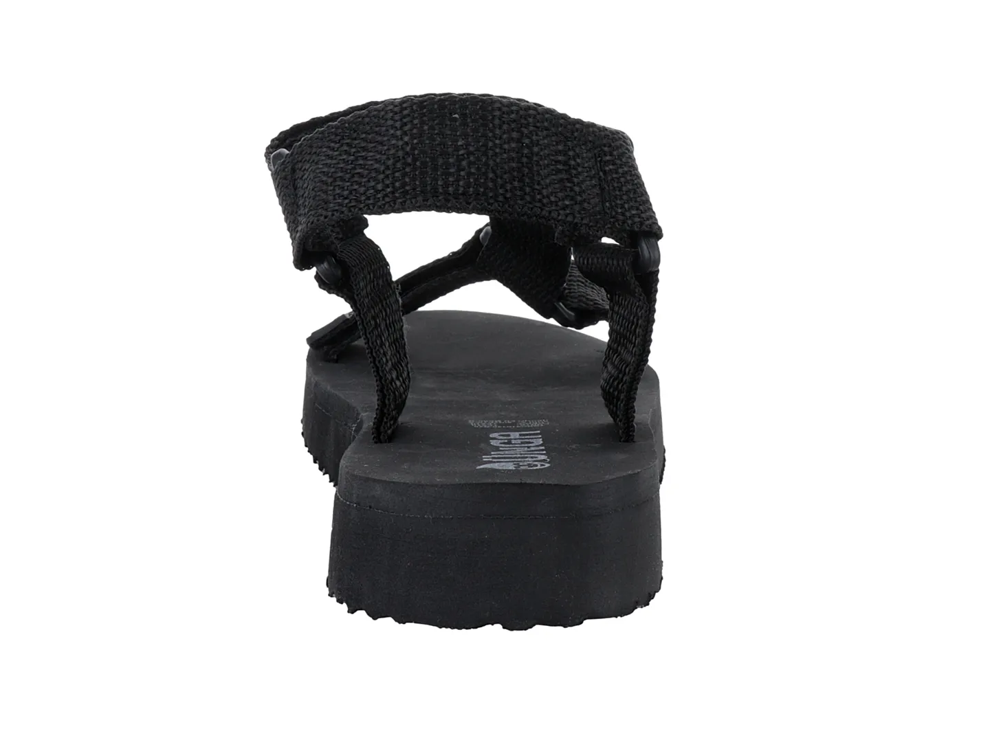 Sandalias Gladiator Unga Negro Para Mujer