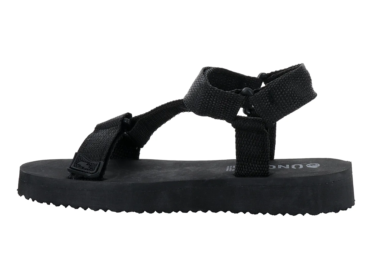 Sandalias Gladiator Unga Negro Para Mujer