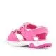 sandalias QUETS! rosa con detalles azules