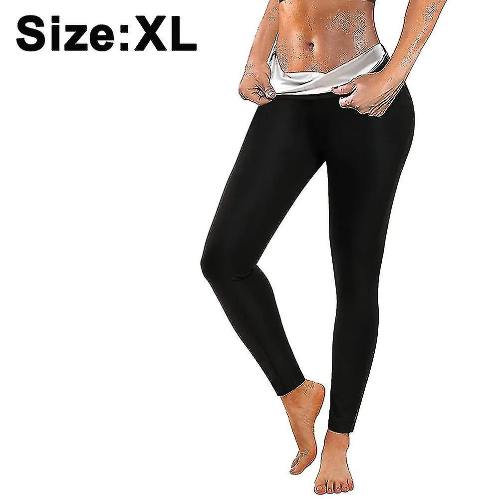 Sauna Sudor Pantalones Cortos Termo Caliente Leggings Sauna Pantalones Ajustados Compresión Cintura Alta Para Gimnasio Pantalone
