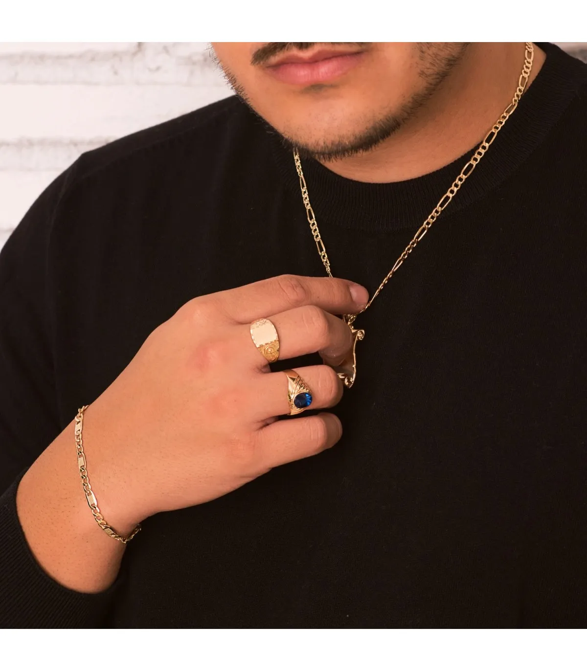 Sello hombre Gabriel Amarillo Oro 18K macizo