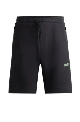 Shorts de algodón con logo moldeado en relieve