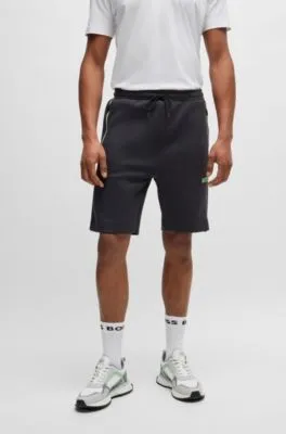 Shorts de algodón con logo moldeado en relieve