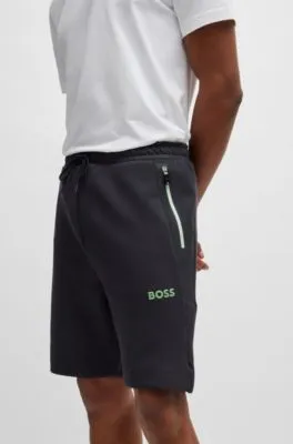 Shorts de algodón con logo moldeado en relieve