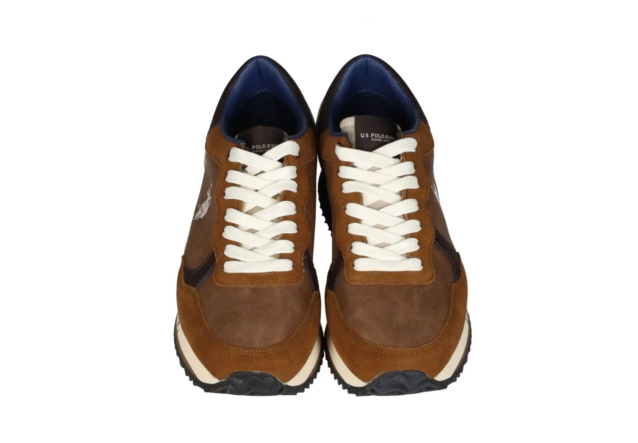Sneaker Piel/nobuck Cuero Talon Gris