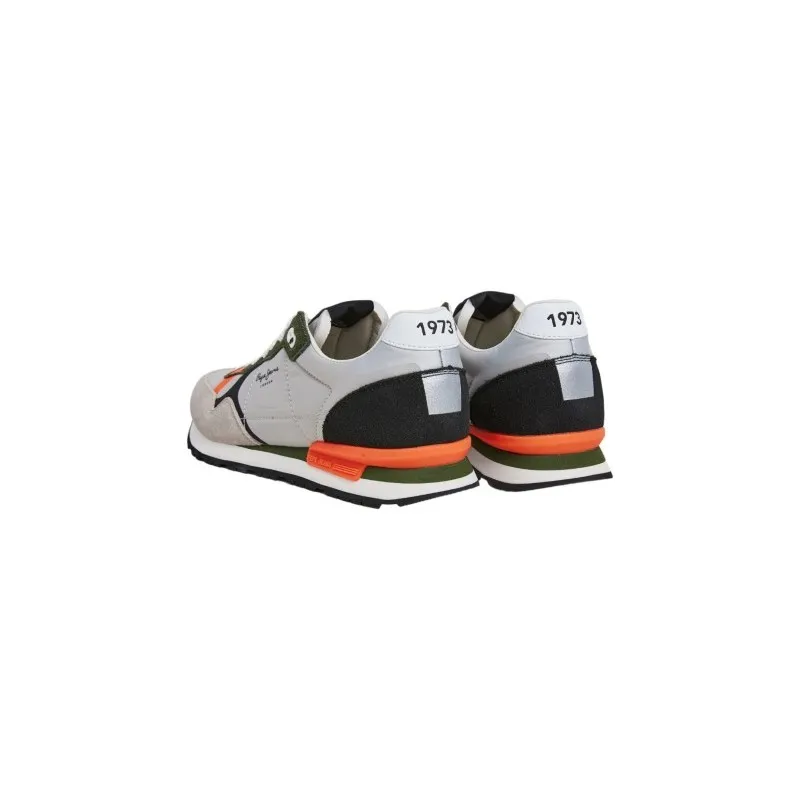 Sneakers Moda Joven Casual Pepe Brit Road Gris. Pepe Jeans