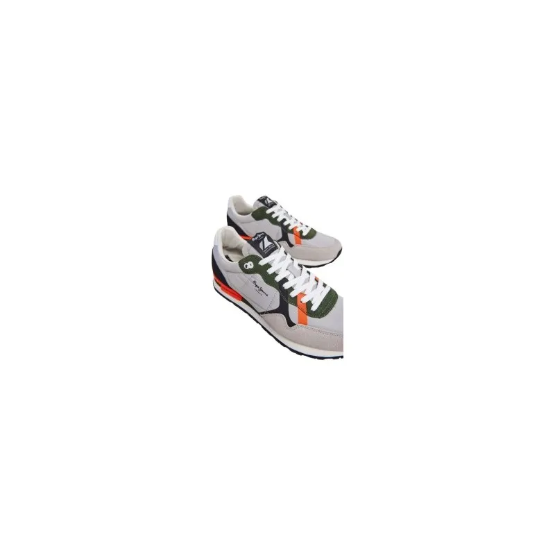 Sneakers Moda Joven Casual Pepe Brit Road Gris. Pepe Jeans
