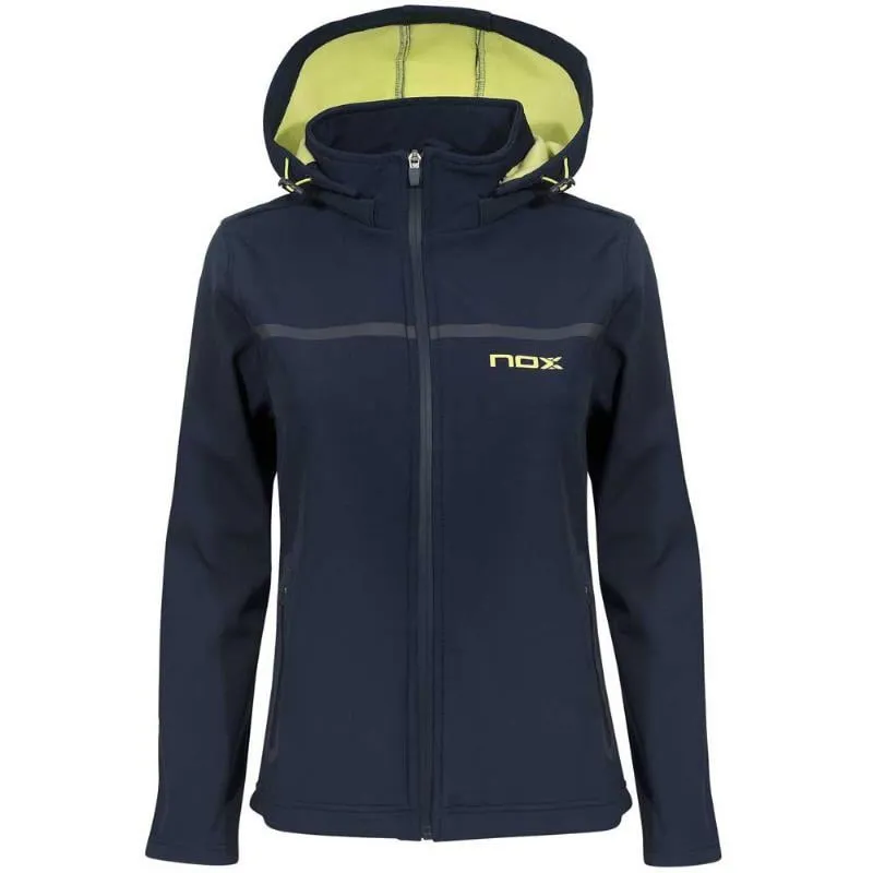 Softshell Nox Pro Azul Lima Mujer | Nox