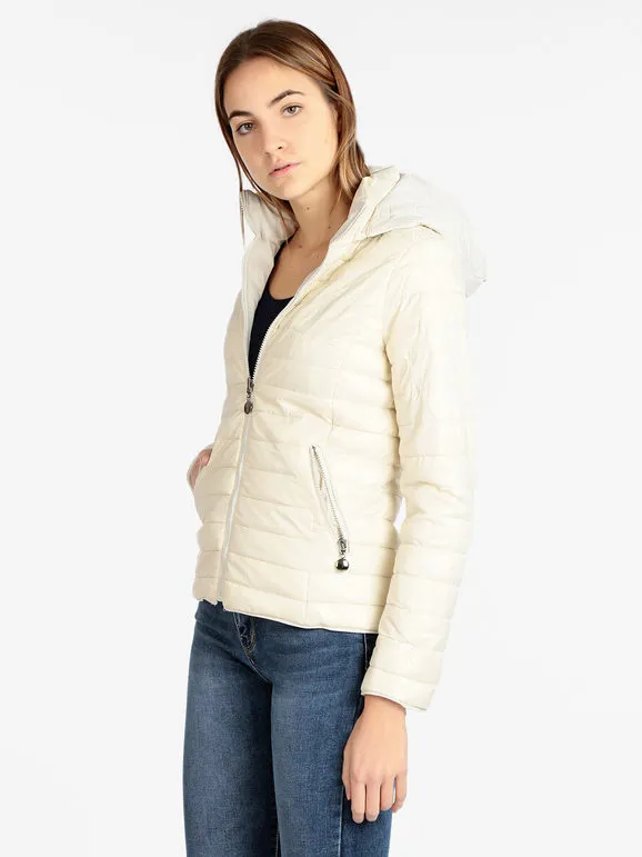 Solada Chaqueta reversible mujer con capucha