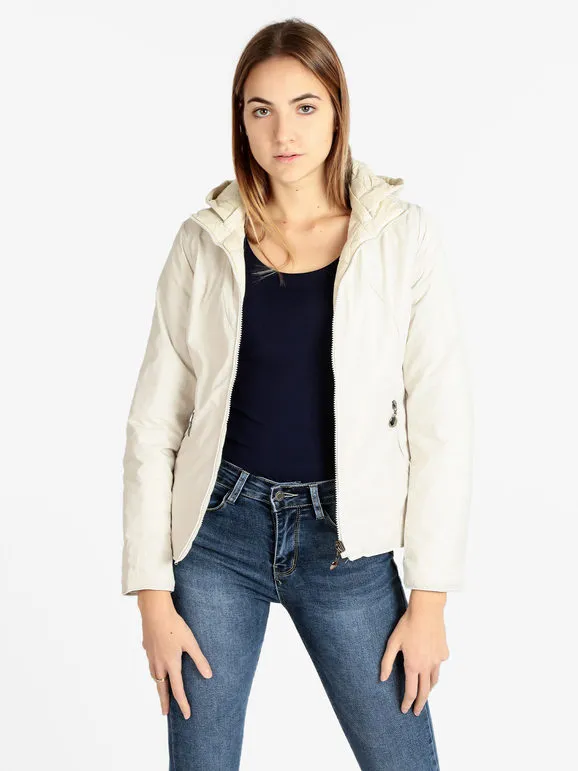 Solada Chaqueta reversible mujer con capucha
