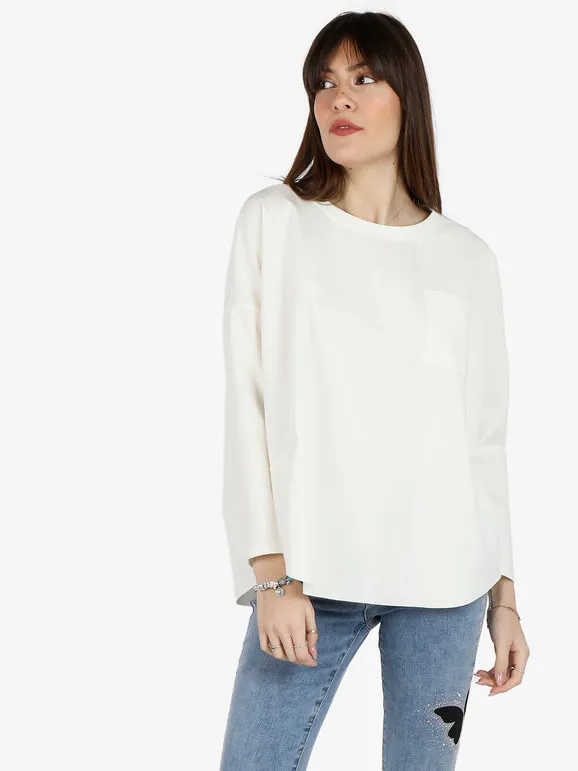 Solada Maxicamiseta oversize de mujer con bolsillo