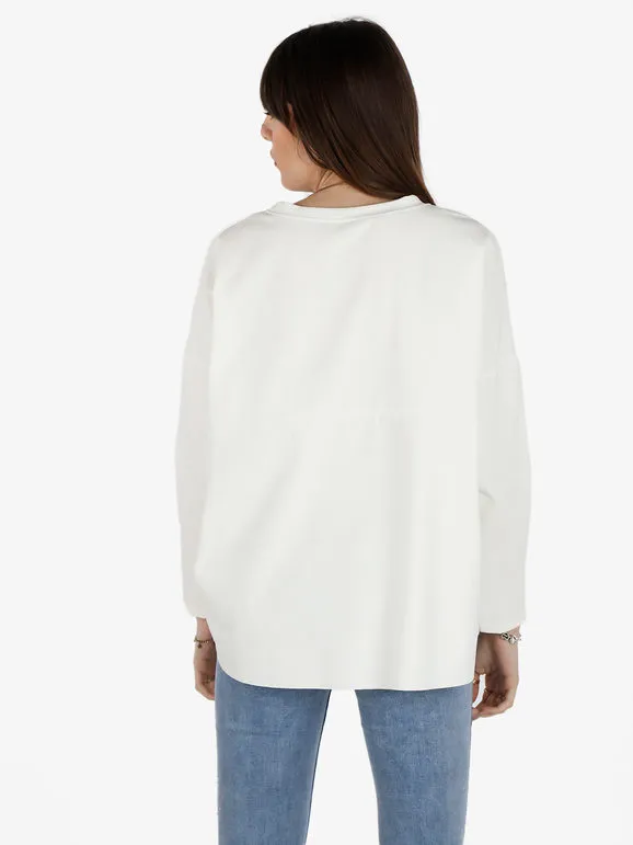 Solada Maxicamiseta oversize de mujer con bolsillo