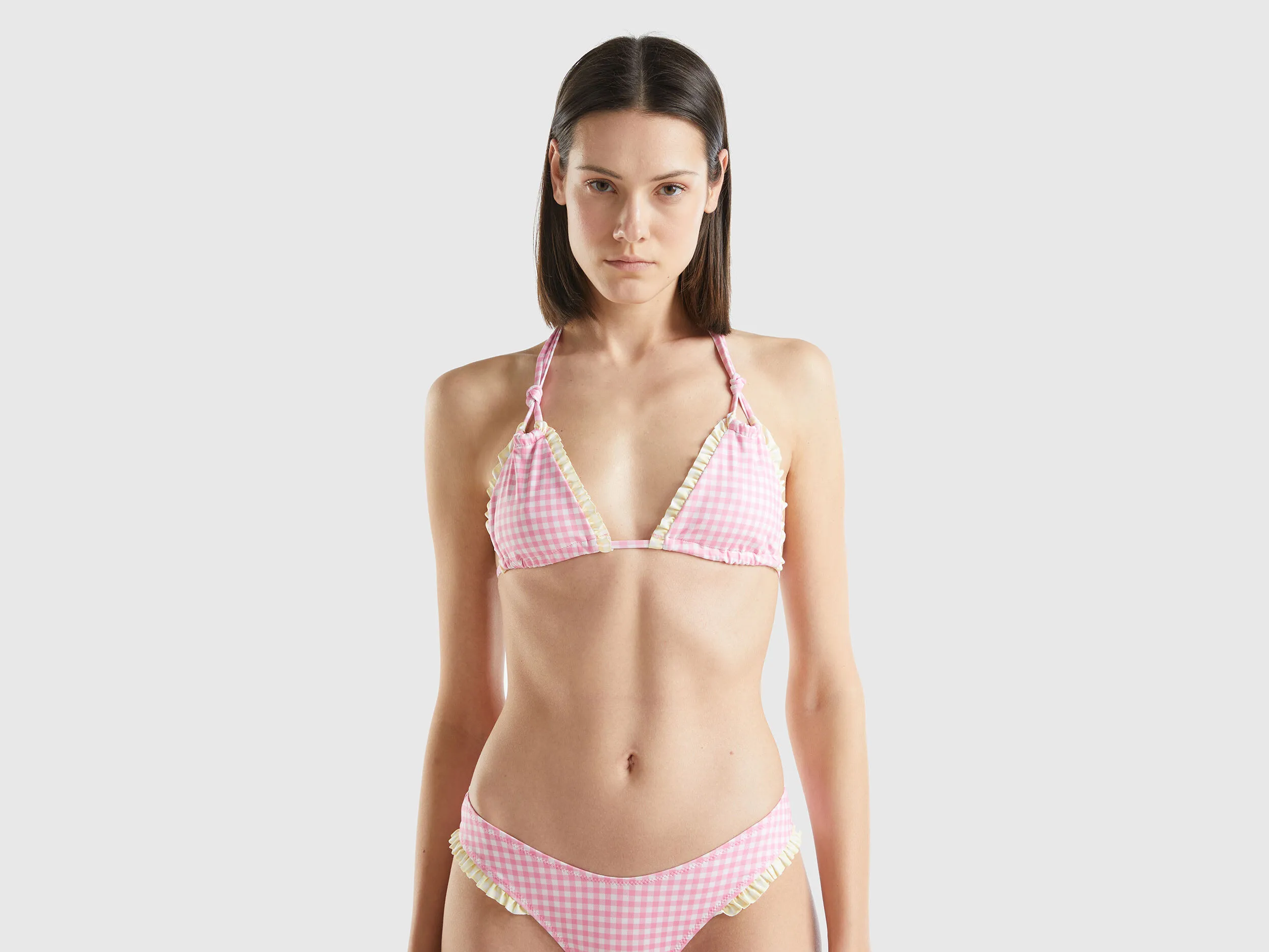 Sujetador de bikini de vichy
