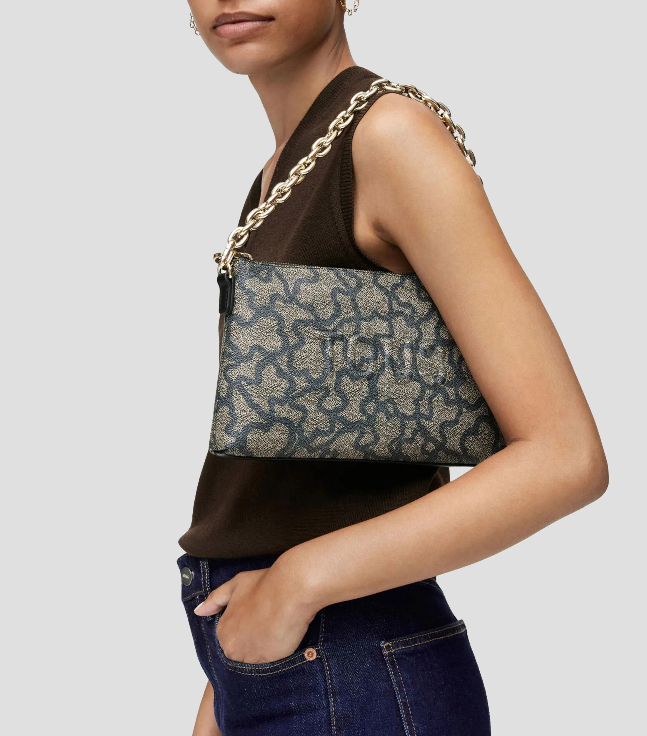 Tous Bolso Clutch Kaos Icon Estampado Mujer