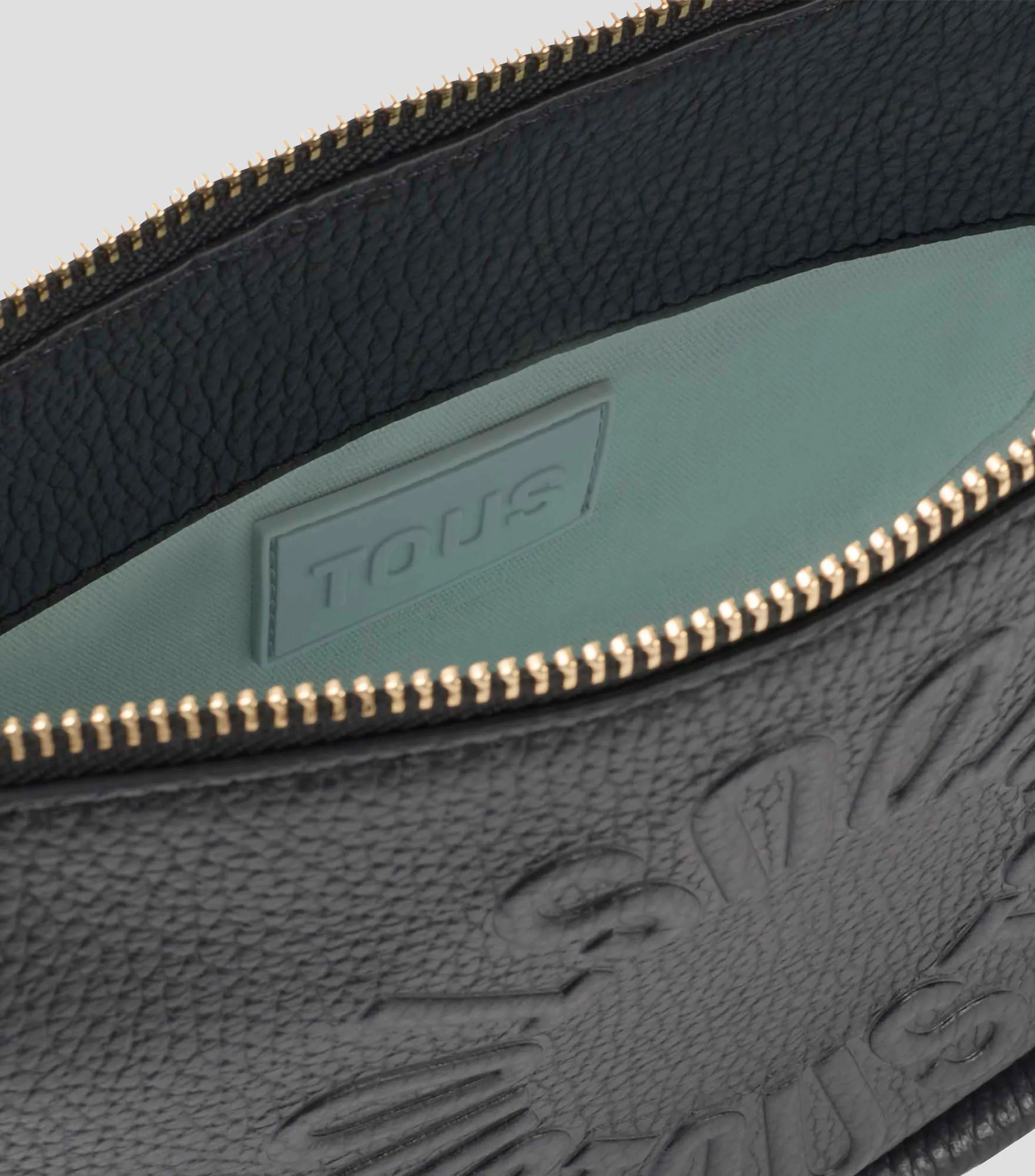 Tous Bolso Crossbody negro en piel Miranda texturizado Mujer