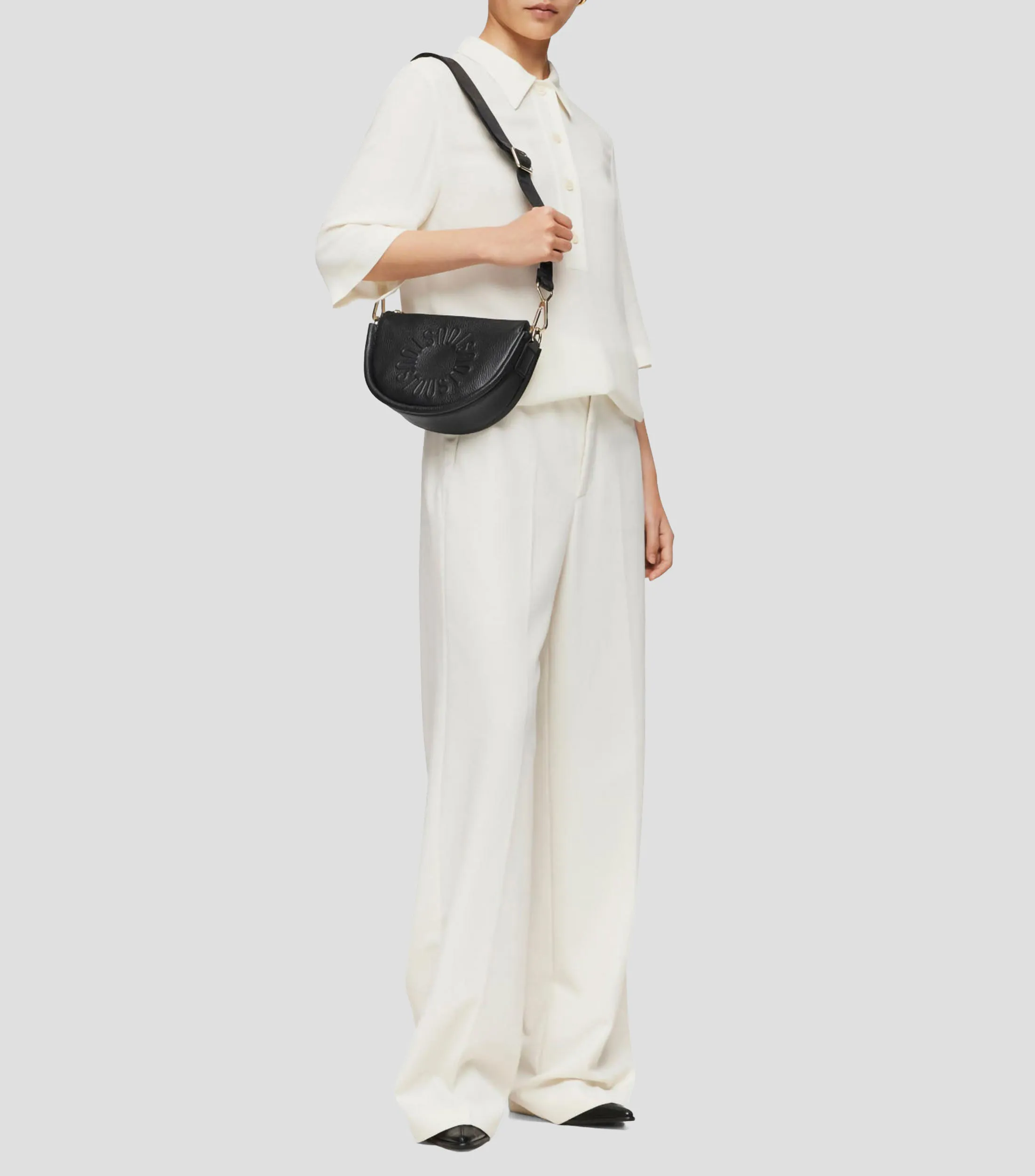 Tous Bolso Crossbody negro en piel Miranda texturizado Mujer