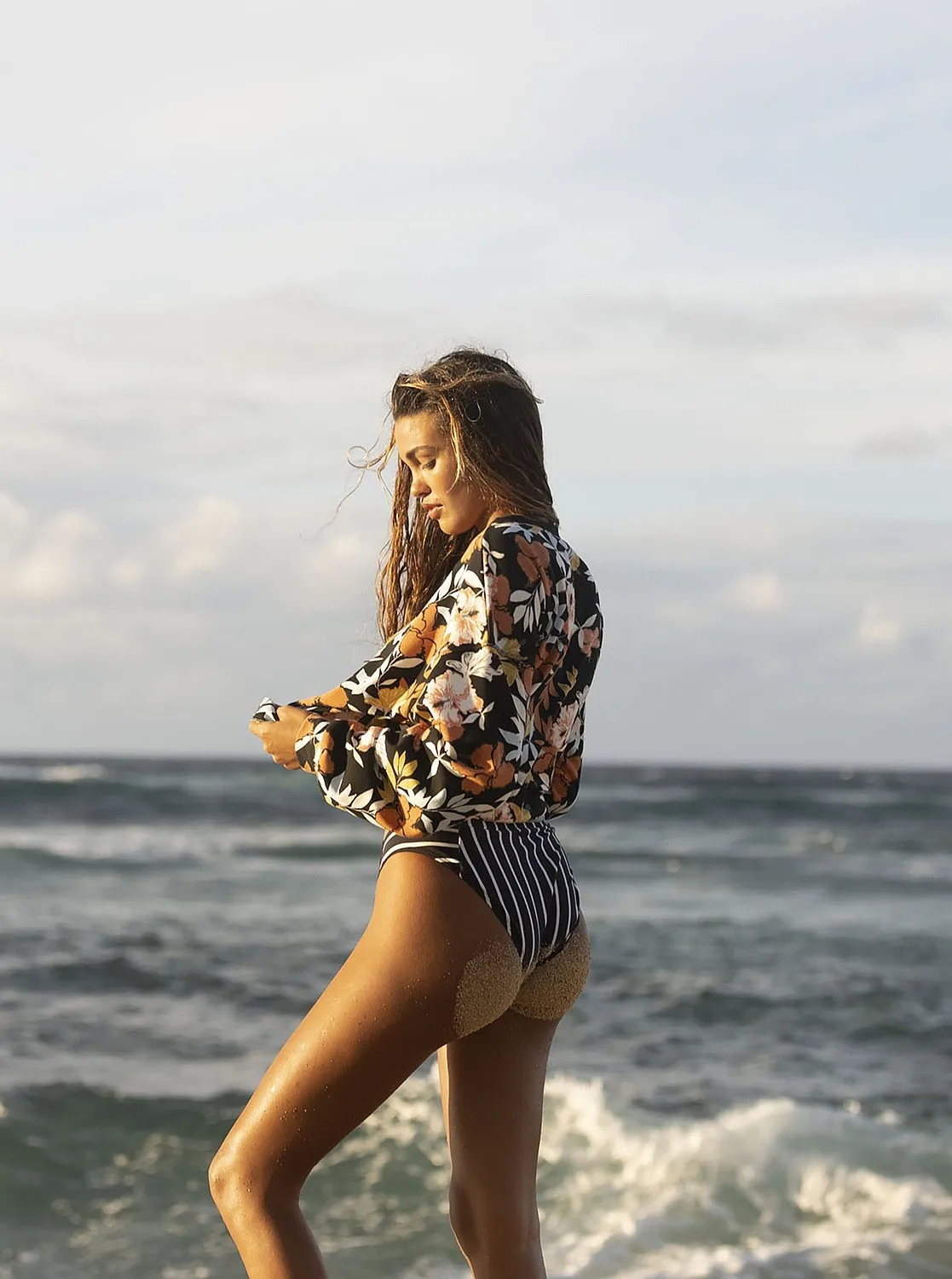 TRAJE DE BAñO ROXY PT BEACH CLASSICS HIPSTER  KVJ3/ANTHRACITE S SWEET ESCAPE  WOMEN´S