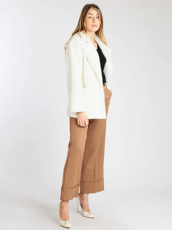 Vanita Chaqueta de piel sintética para mujer