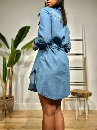 Vestido Camisero Denim BARKLAY