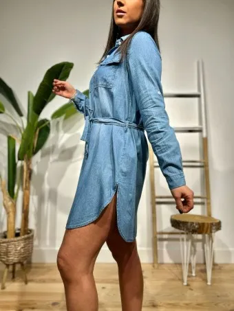 Vestido Camisero Denim BARKLAY