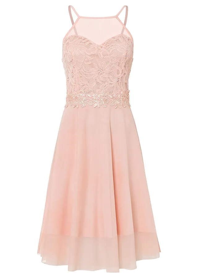 Vestido de novia con encaje Rosa