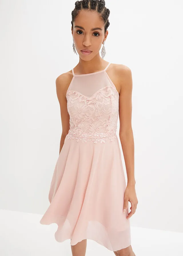 Vestido de novia con encaje Rosa