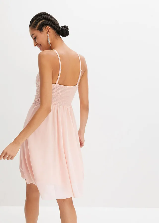 Vestido de novia con encaje Rosa