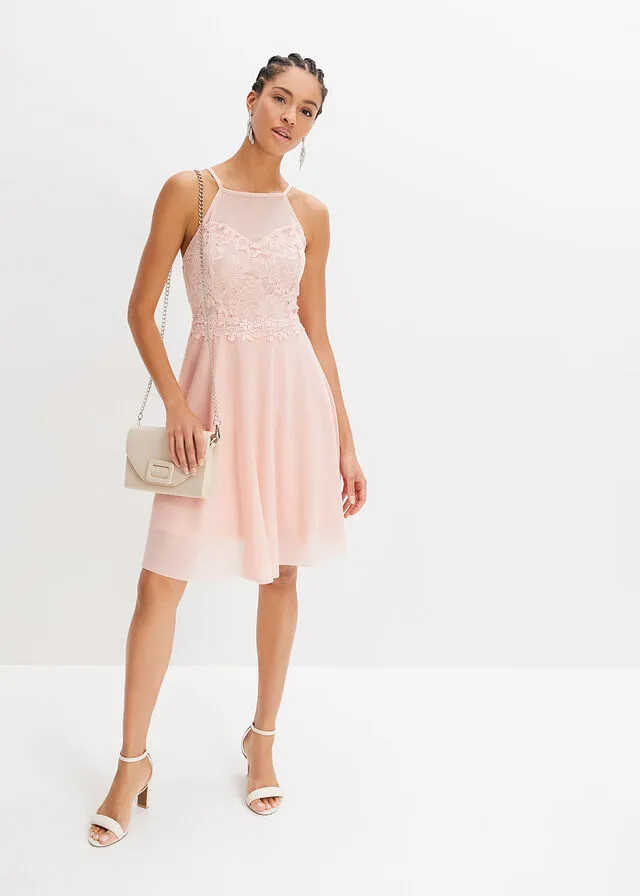 Vestido de novia con encaje Rosa