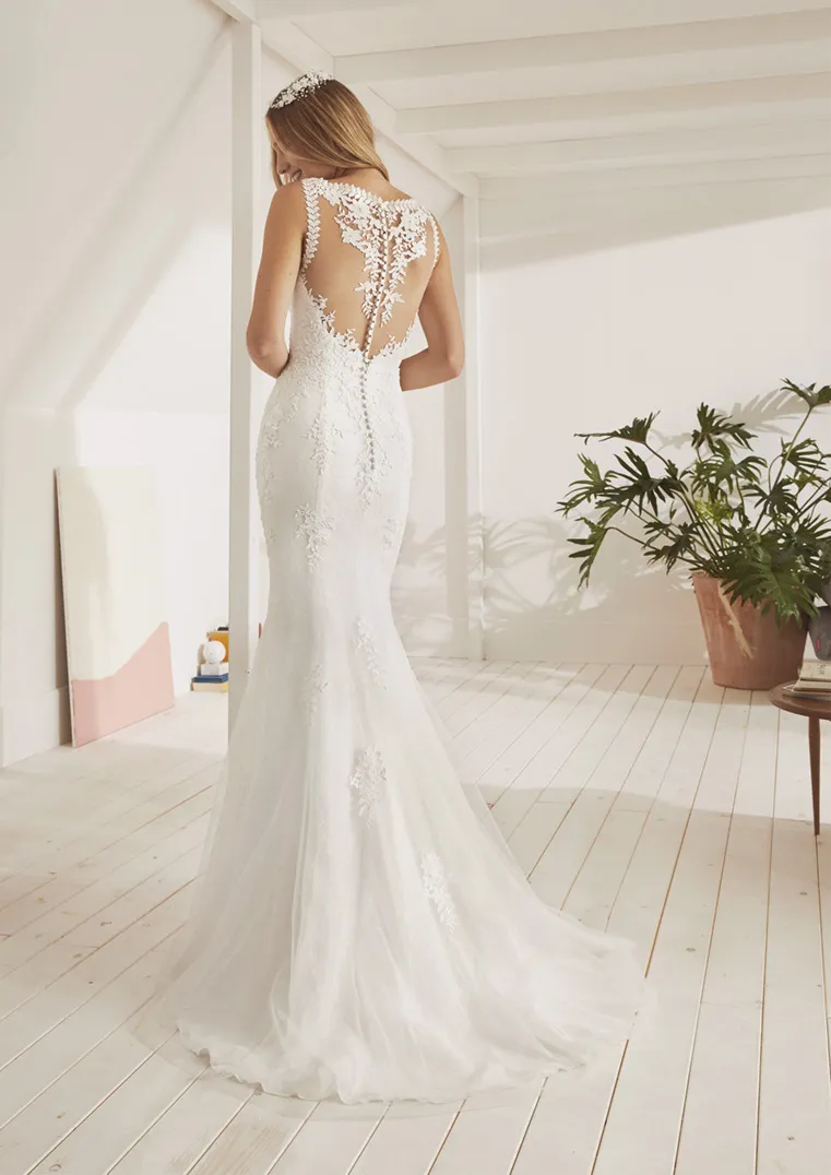 Vestido de novia estilo sirena