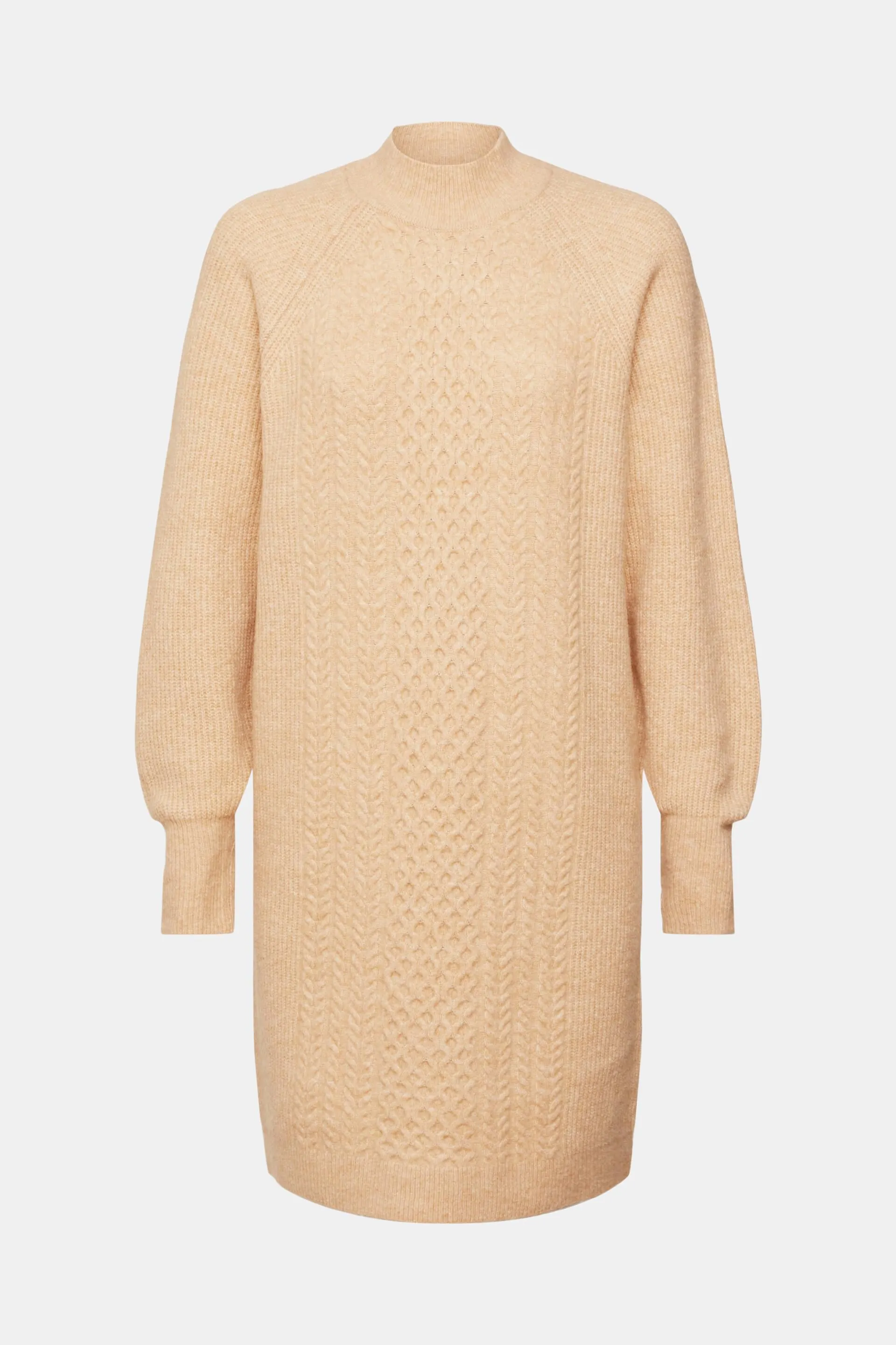 Vestido estilo jersey de punto trenzado
