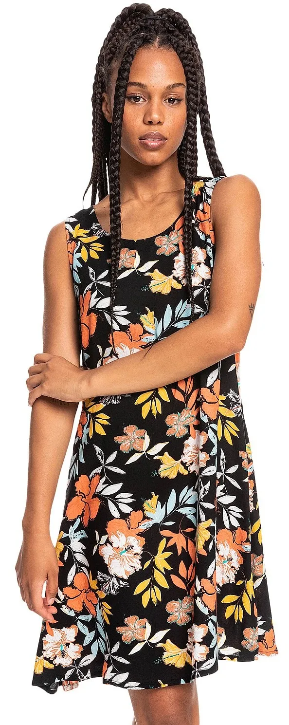 VESTIDO ROXY SWEET WHISPER  XKBY/ANTHRACITE ISLAND VIBES  WOMEN´S