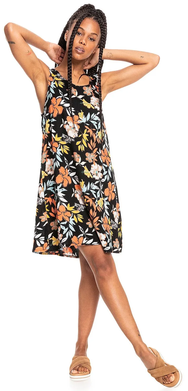 VESTIDO ROXY SWEET WHISPER  XKBY/ANTHRACITE ISLAND VIBES  WOMEN´S
