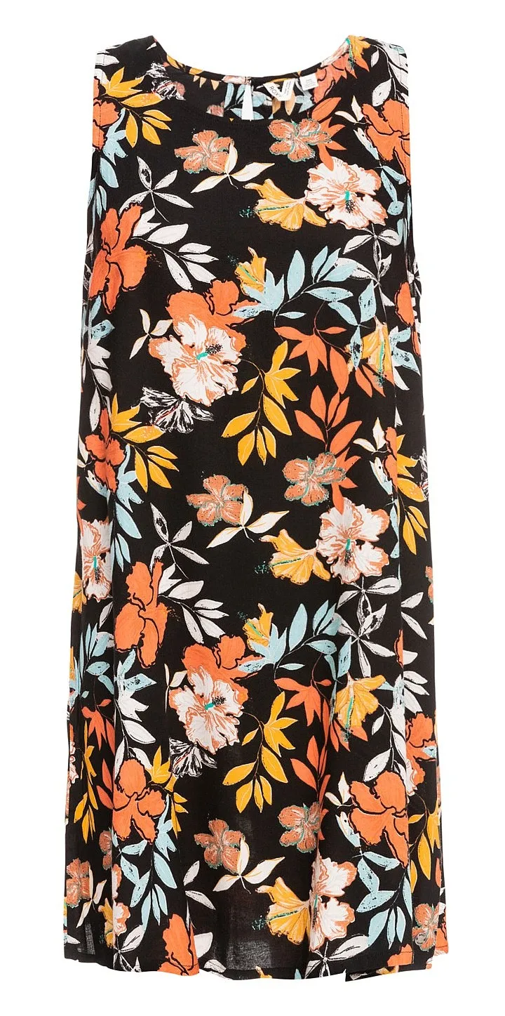 VESTIDO ROXY SWEET WHISPER  XKBY/ANTHRACITE ISLAND VIBES  WOMEN´S