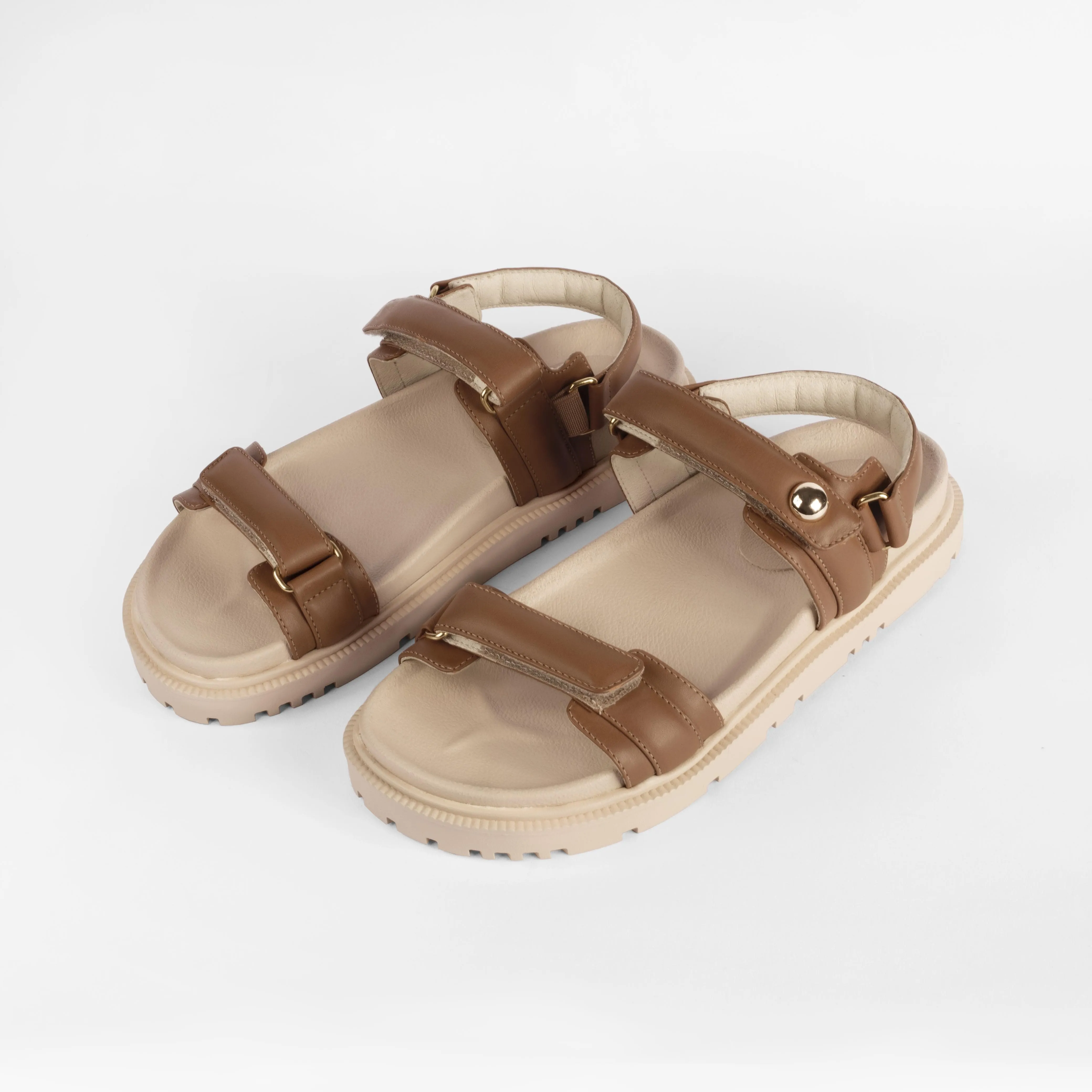 Vinci Shoes Sandalias Megan Camel