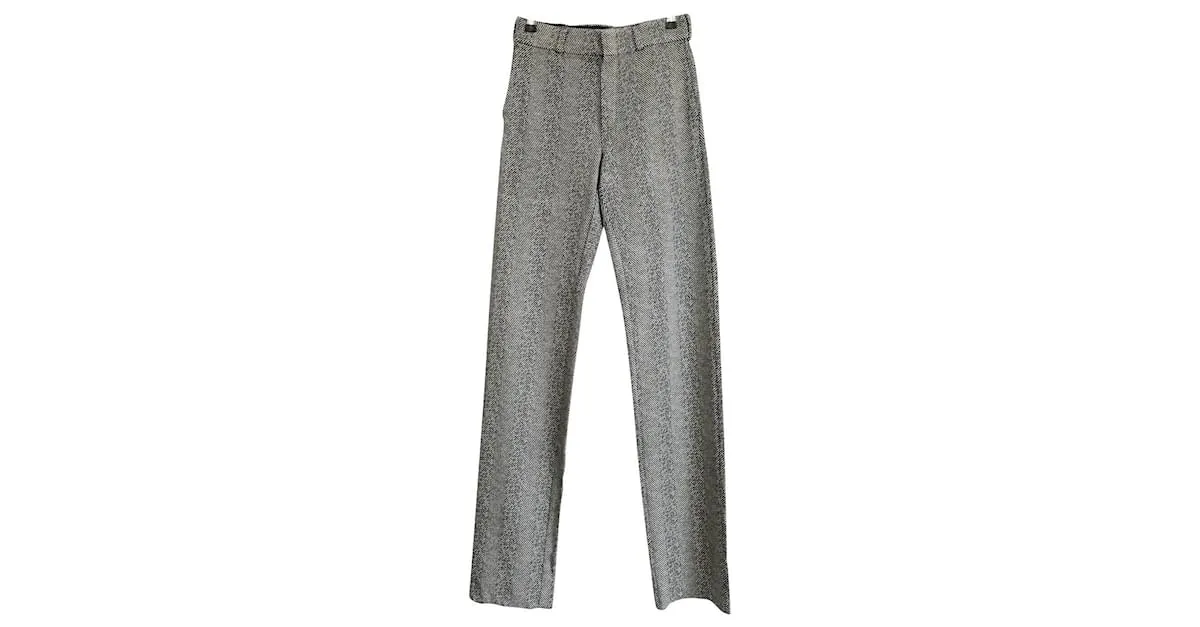 Vêtements Otoño Vetements 2021 Pantalón de espiga Negro 