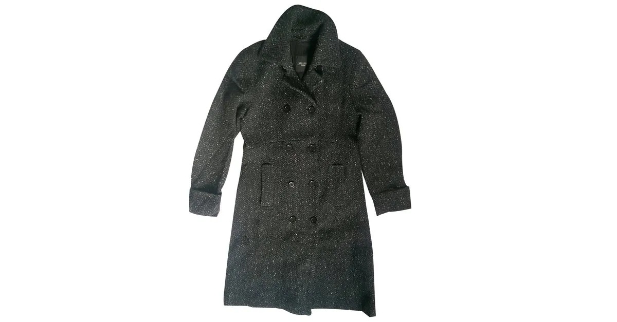 Weekend Max Mara Capa Negro Gris 
