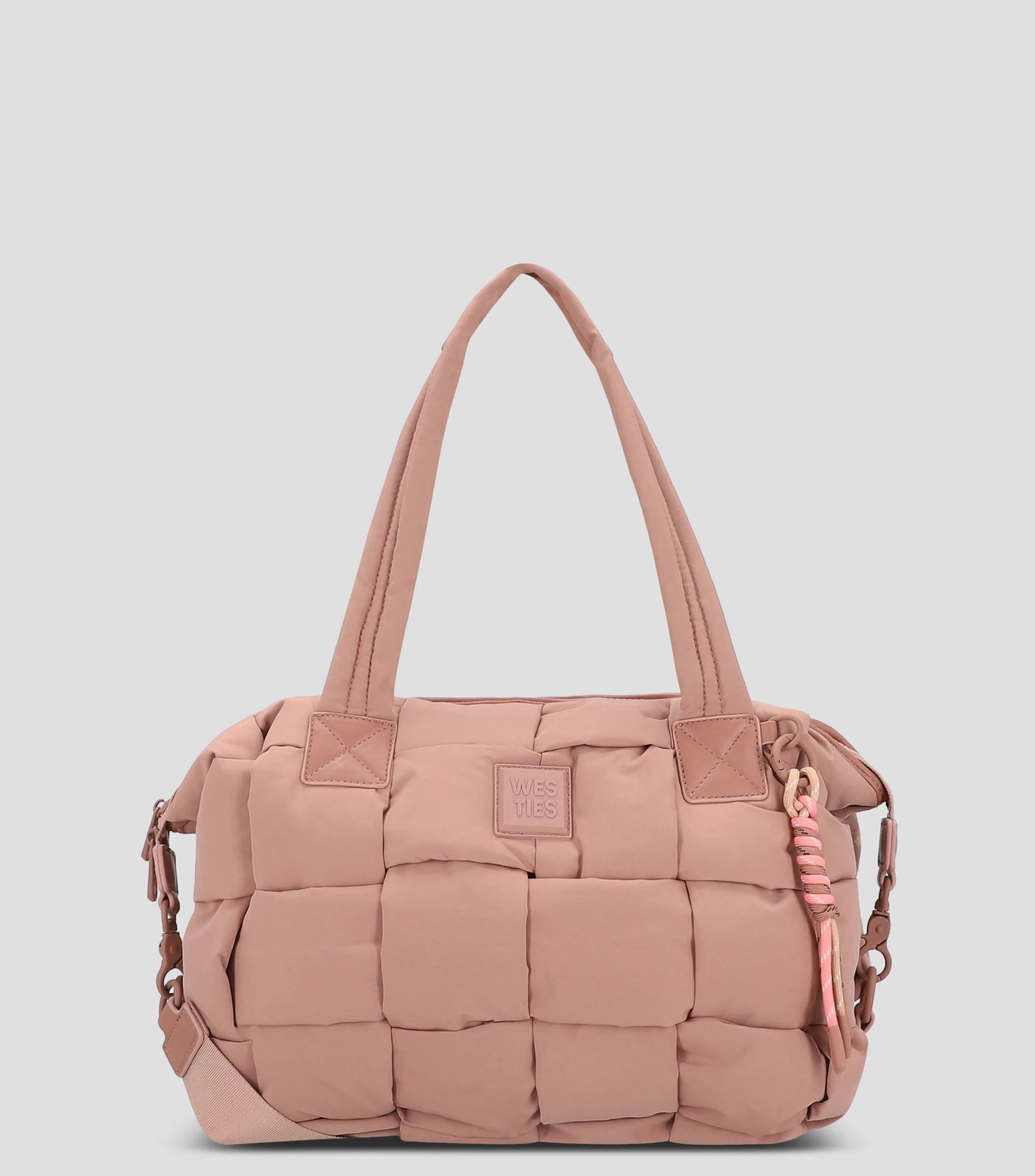 Westies Bolso Satchel con Cuadros Mujer