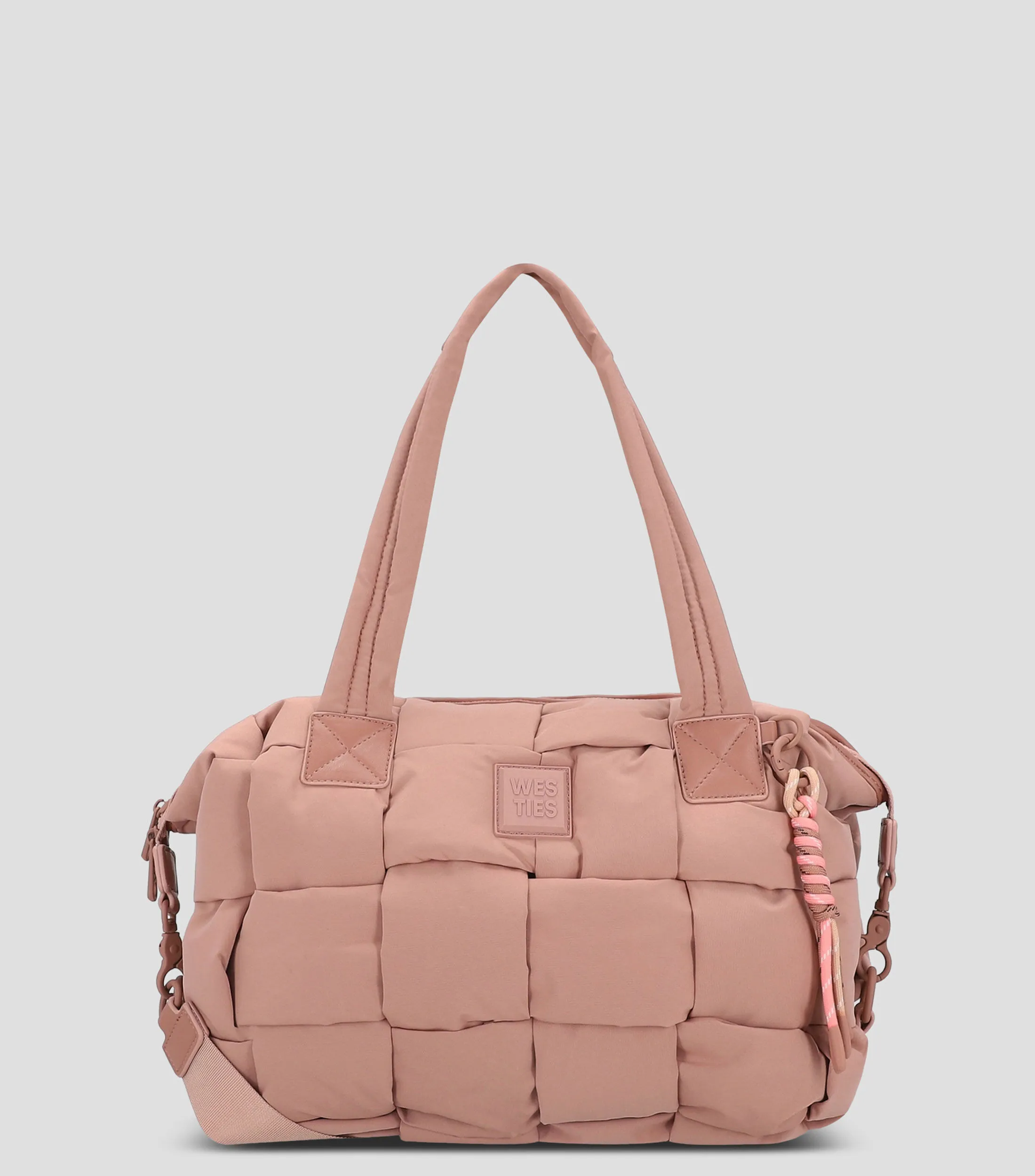 Westies Bolso Satchel con Cuadros Mujer