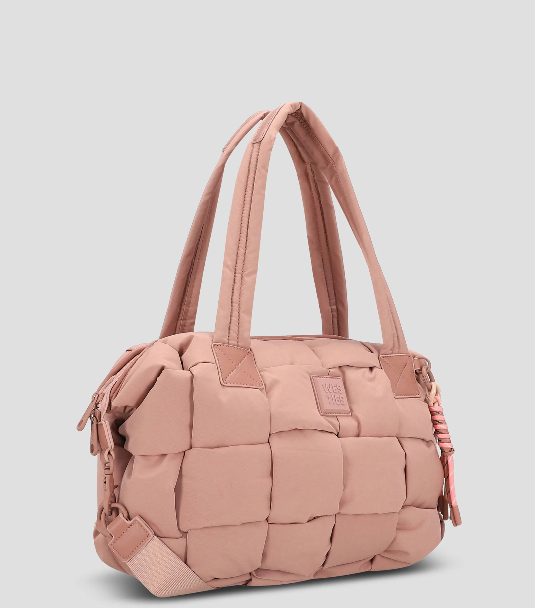 Westies Bolso Satchel con Cuadros Mujer