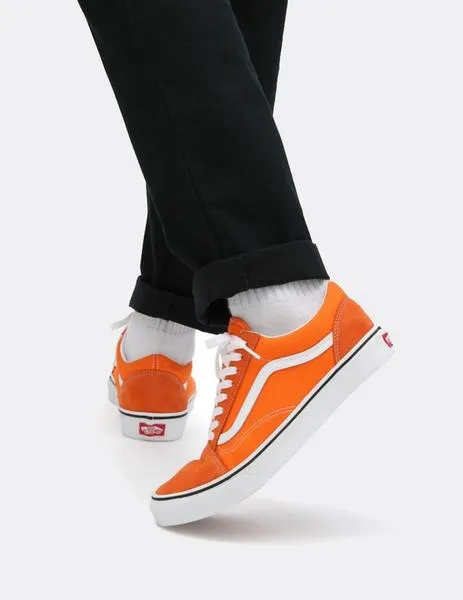 ZAPATILLAS W´ VANS  OLD SKOOL  ORANGE TIGER/WHITE