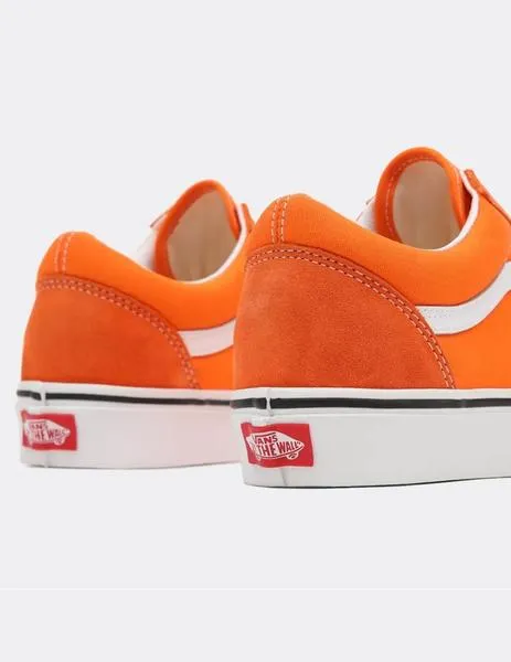 ZAPATILLAS W´ VANS  OLD SKOOL  ORANGE TIGER/WHITE