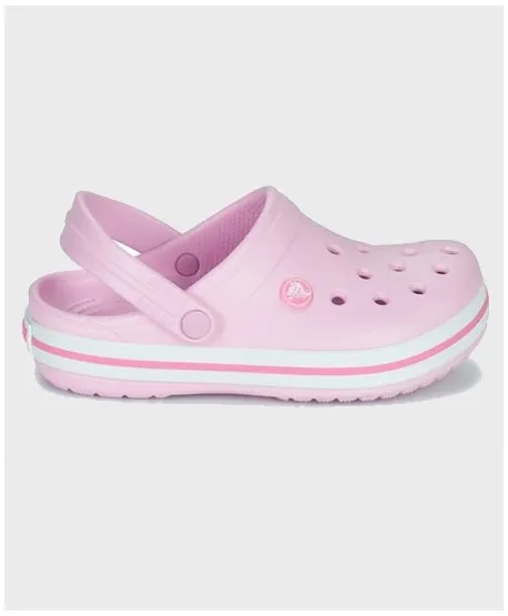 Zuecos CROCS Crocband Rosa Niña
