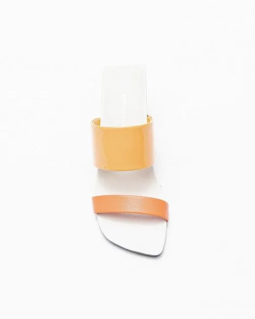 Zuecos United Nude Loop Hi Naranja