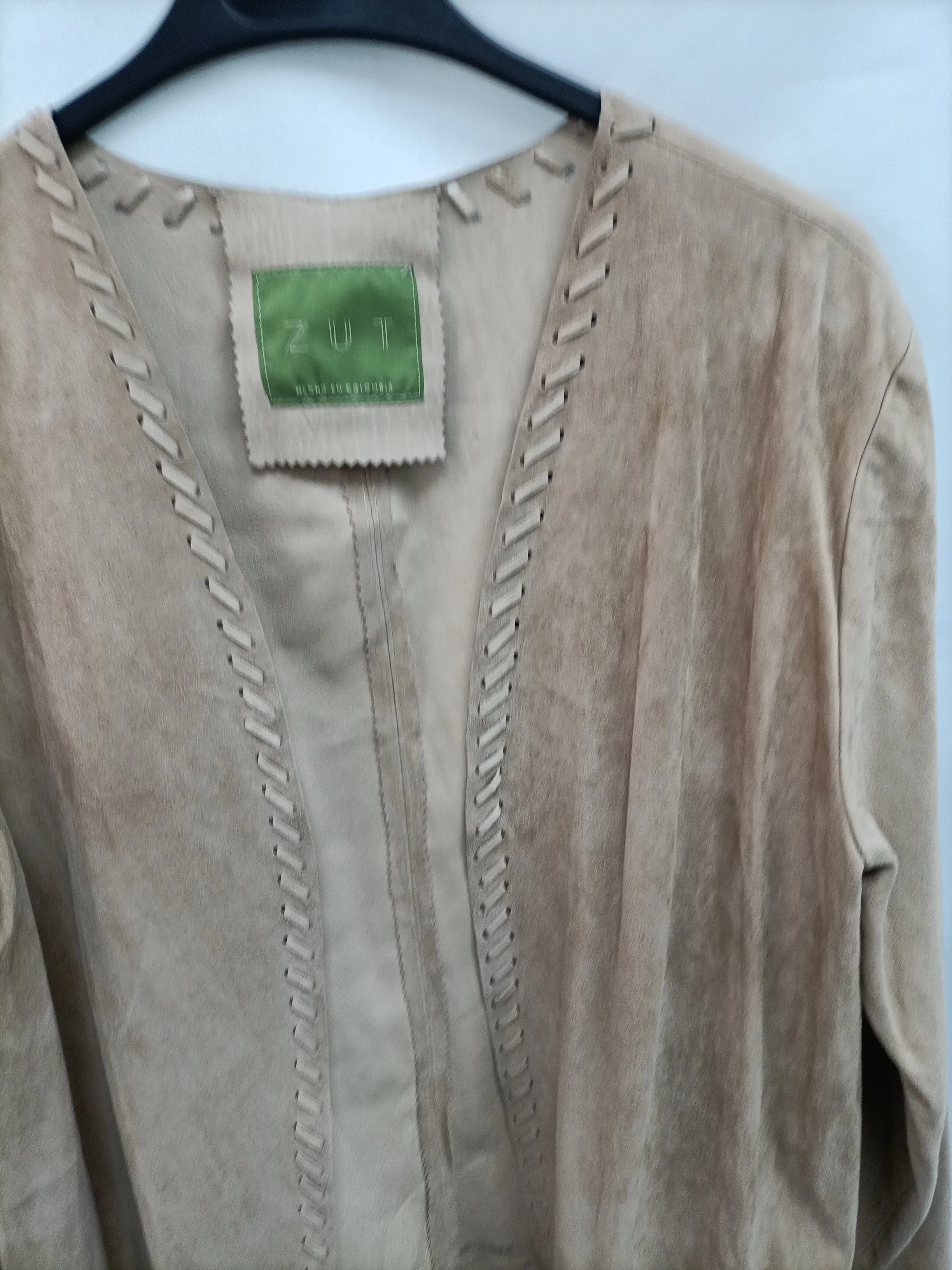ZUT. Chaqueta larga piel T.u